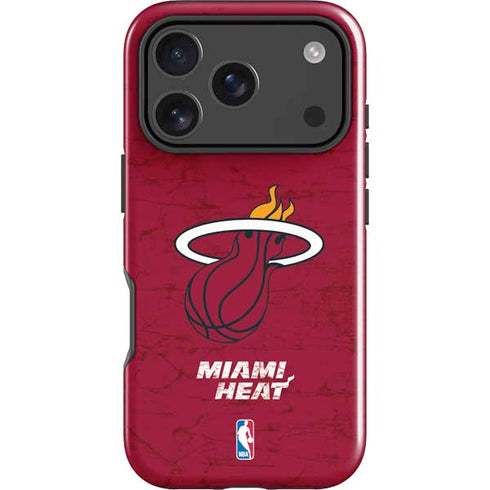 NBA Miami Heat Red Primary Logo iPhone 18 Pro Impact Case