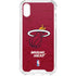 NBA Miami Heat Red Primary Logo iPhone XS Clear Case