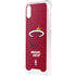 NBA Miami Heat Red Primary Logo iPhone XS Clear Case