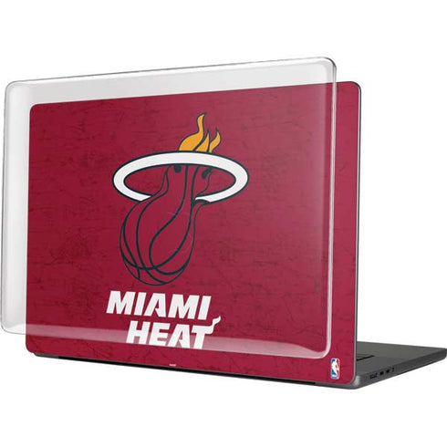 NBA Miami Heat Red Primary Logo MacBook Cases