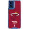 NBA Miami Heat Red Primary Logo Moto G Play 4G (2024) Clear Case