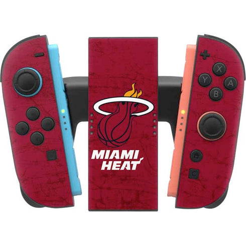 NBA Miami Heat Red Primary Logo Nintendo Switch 2 (2025) Joy-Con Controller Skin