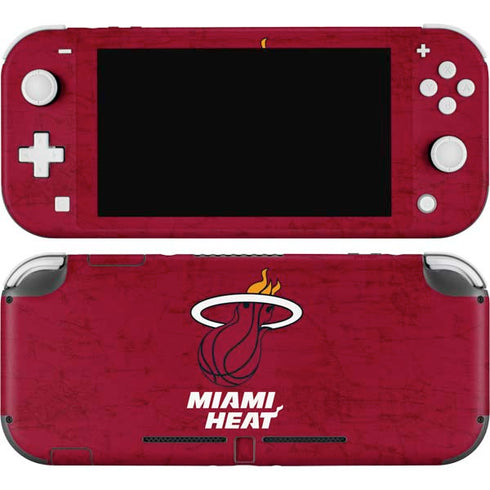 NBA Miami Heat Red Primary Logo Nintendo Switch Lite Skin