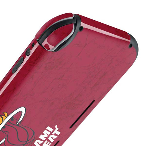 NBA Miami Heat Red Primary Logo Nintendo Switch Lite Skin