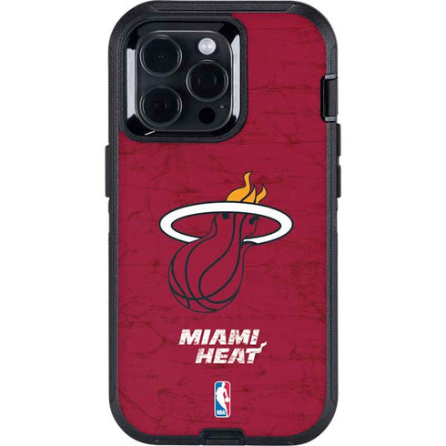 NBA Miami Heat Red Primary Logo Otterbox Defender iPhone Skin