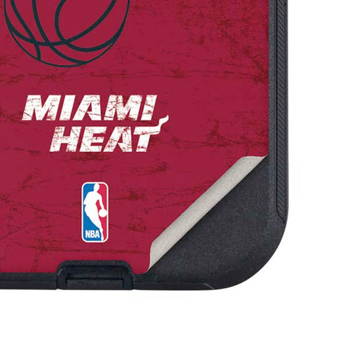NBA Miami Heat Red Primary Logo Otterbox Defender iPhone Skin
