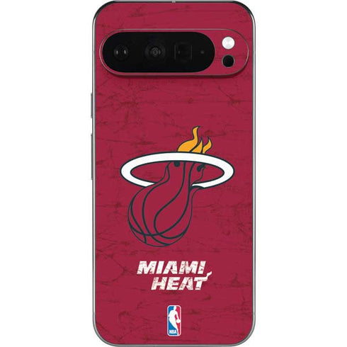 NBA Miami Heat Red Primary Logo Pixel 9 Pro XL Skin