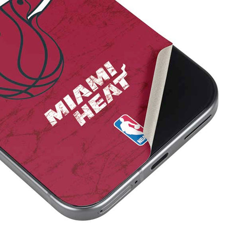 NBA Miami Heat Red Primary Logo Pixel 9 Pro XL Skin