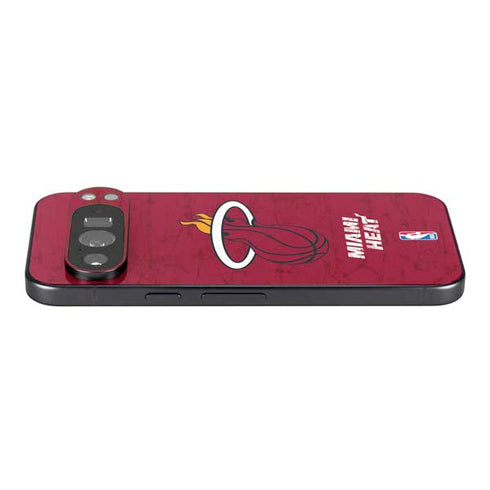 NBA Miami Heat Red Primary Logo Pixel 9 Pro XL Skin
