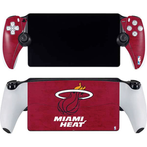 NBA Miami Heat Red Primary Logo PlayStation Portal Remote Player Skin