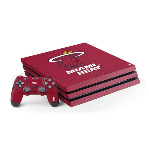 NBA Miami Heat Red Primary Logo PlayStation PS4 Skins
