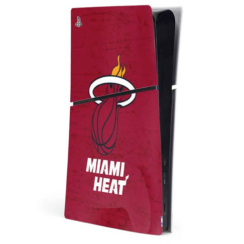 NBA Miami Heat Red Primary Logo PlayStation PS5 Skins