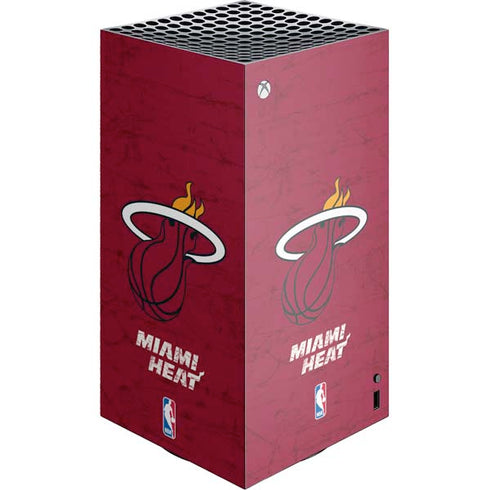 NBA Miami Heat Red Primary Logo XBox Series X Digital Edition Console Skin