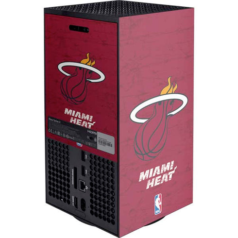 NBA Miami Heat Red Primary Logo XBox Series X Digital Edition Console Skin