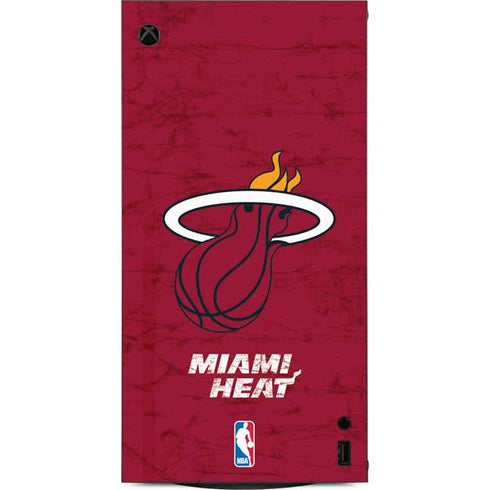 NBA Miami Heat Red Primary Logo XBox Series X Digital Edition Console Skin