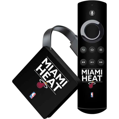 NBA Miami Heat Standard - Black Amazon Fire TV Skin