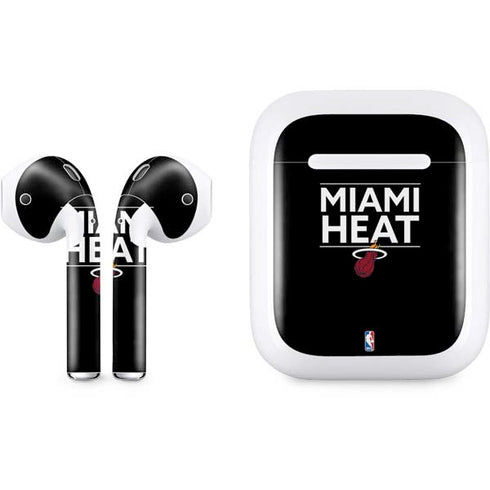 NBA Miami Heat Standard - Black Apple AirPods Skin