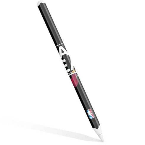 NBA Miami Heat Standard - Black Apple Pencil (2nd Gen 2019) Skin