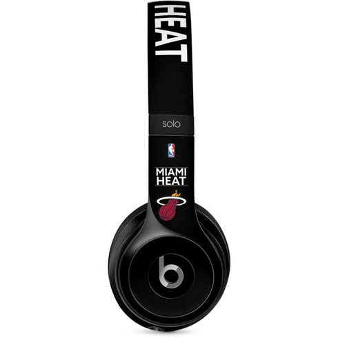 NBA Miami Heat Standard - Black Beats Solo 2 Wired Skin
