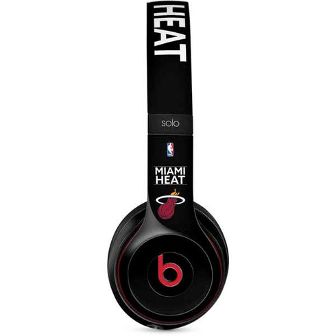 NBA Miami Heat Standard - Black Beats Solo 2 Wireless Skin