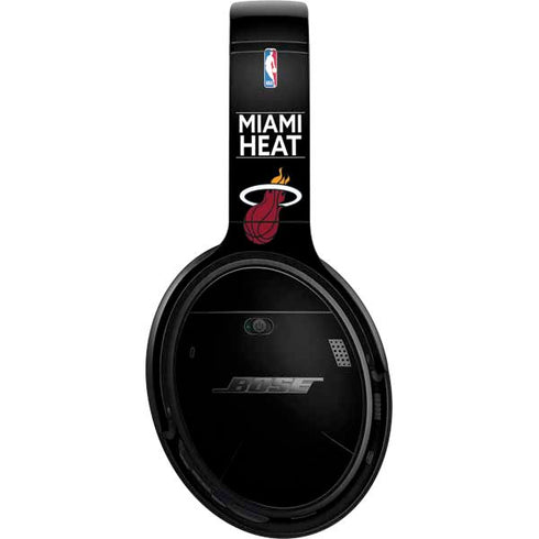 NBA Miami Heat Standard - Black Bose QuietComfort 35 Headphones Skin