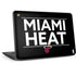 NBA Miami Heat Standard - Black HP Chromebook Skin