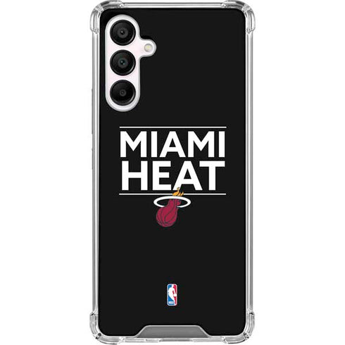 NBA Miami Heat Standard - Black Galaxy A16 5G Clear Case