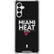NBA Miami Heat Standard - Black Galaxy A16 5G Clear Case