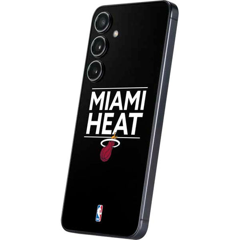 NBA Miami Heat Standard - Black Galaxy A16 5G Skin