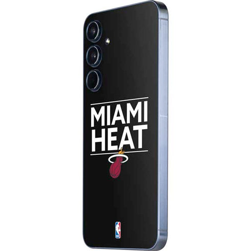 NBA Miami Heat Standard - Black Galaxy A36 5G Skin
