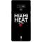 NBA Miami Heat Standard - Black Galaxy Note 9 Skin