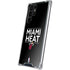 NBA Miami Heat Standard - Black Galaxy S23 Ultra Clear Case