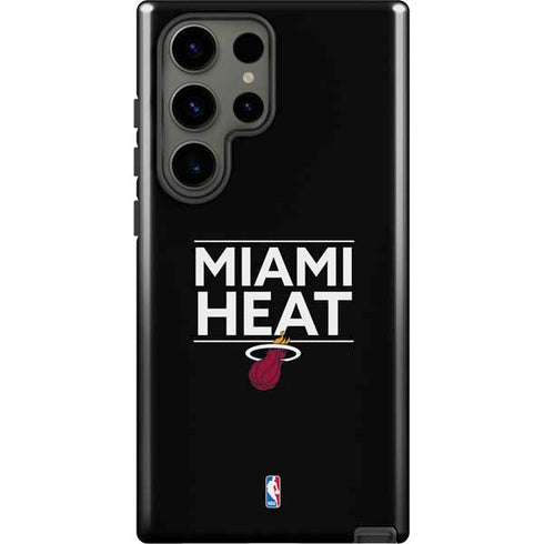 NBA Miami Heat Standard - Black Galaxy S23 Ultra Pro Case