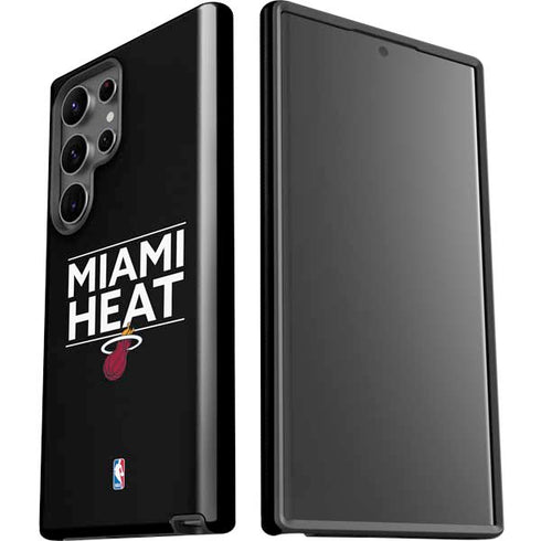 NBA Miami Heat Standard - Black Galaxy S23 Ultra Pro Case