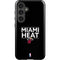 NBA Miami Heat Standard - Black Galaxy S25 Impact Case