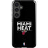 NBA Miami Heat Standard - Black Galaxy S25 Impact Case