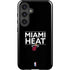 NBA Miami Heat Standard - Black Galaxy S25 Plus Impact Case
