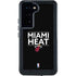 NBA Miami Heat Standard - Black Galaxy S24 Waterproof Case