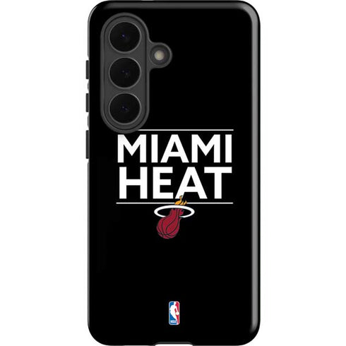 NBA Miami Heat Standard - Black Galaxy S26 Impact Case