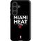 NBA Miami Heat Standard - Black Galaxy S26 Plus Impact Case