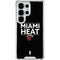 NBA Miami Heat Standard - Black Galaxy S26 Ultra Clear Case
