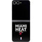 NBA Miami Heat Standard - Black Galaxy Z Flip6 Skin