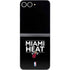 NBA Miami Heat Standard - Black Galaxy Z Flip6 Skin