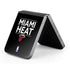 NBA Miami Heat Standard - Black Galaxy Z Flip6 Skin
