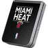 NBA Miami Heat Standard - Black Galaxy Z Flip6 Skin