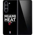 NBA Miami Heat Standard - Black Galaxy Z Fold5 5G Skin