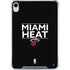 NBA Miami Heat Standard - Black iPad 11th Gen (2025) Clear Case