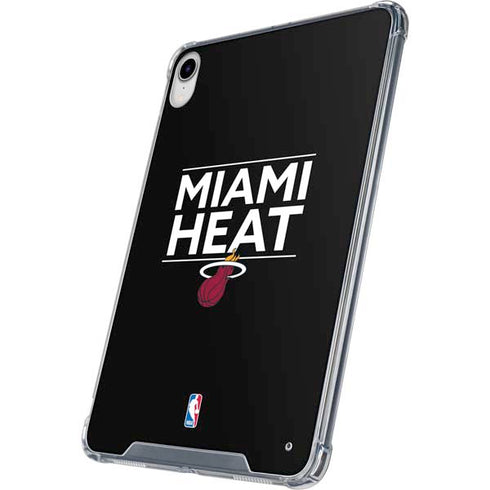 NBA Miami Heat Standard - Black iPad 11th Gen (2025) Clear Case