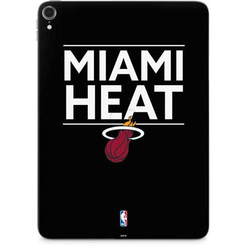 NBA Miami Heat Standard - Black Apple iPad Pro Skin