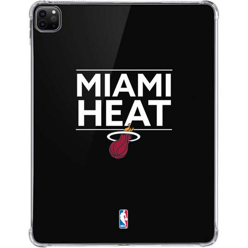 NBA Miami Heat Standard - Black iPad Pro 11in (2024) Clear Case